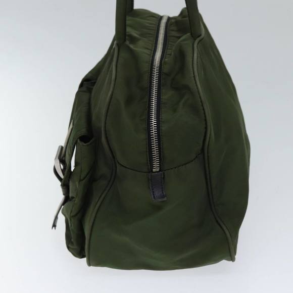 PRADA Hand Bag Nylon Khaki Auth 72642 - Picture 3 of 16